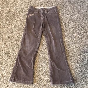 Girls brown corduroy pants
